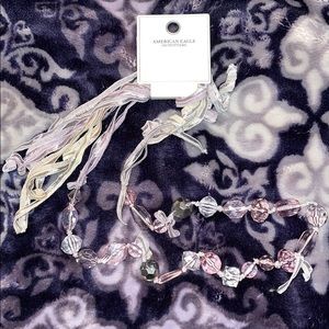 American Eagle Outfitters Purple bead necklace